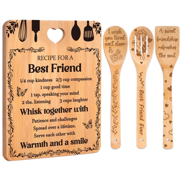 Bamboo Kitchen Utensil Set For Friend