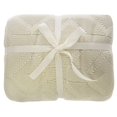 thumbnail image 1 of Cariloha Bamboo Knit Throw - Diamond Coconut Milk Blanket 1 Pc, 1 of 4