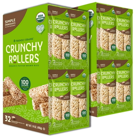 Bamboo Lane Organic Crunchy Rice Rollers, 2-count, 16-pack