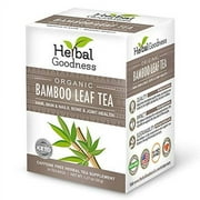 Bamboo Leaf Tea - Natural Silica - Hair, Skin, Nail, Anti Aging - 24 Tea Bags - Herbal Goodness