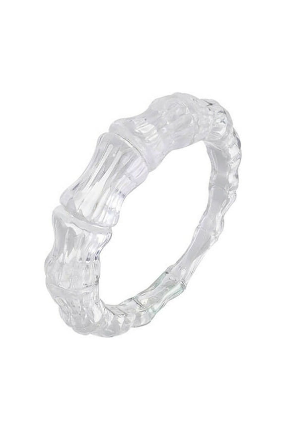 Bamboo Lucite Rings
