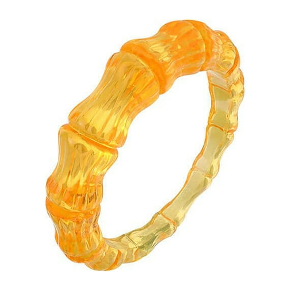 Bamboo Lucite Rings