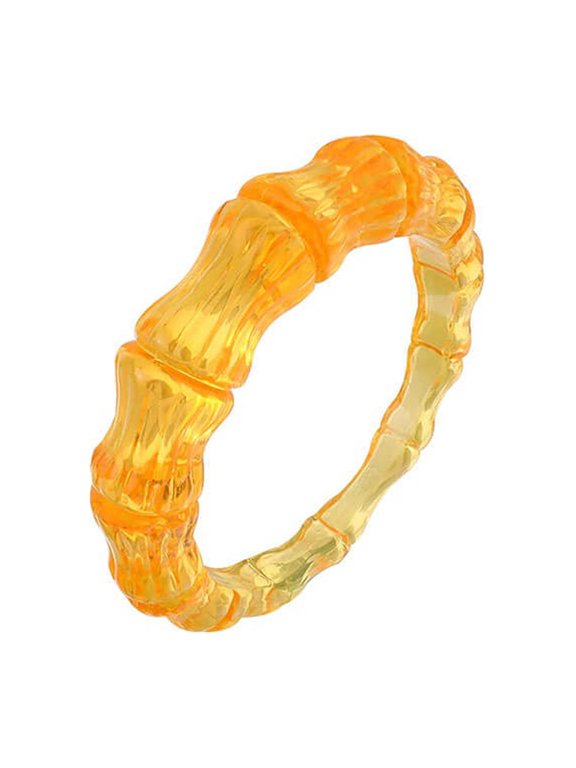 Bamboo Lucite Rings