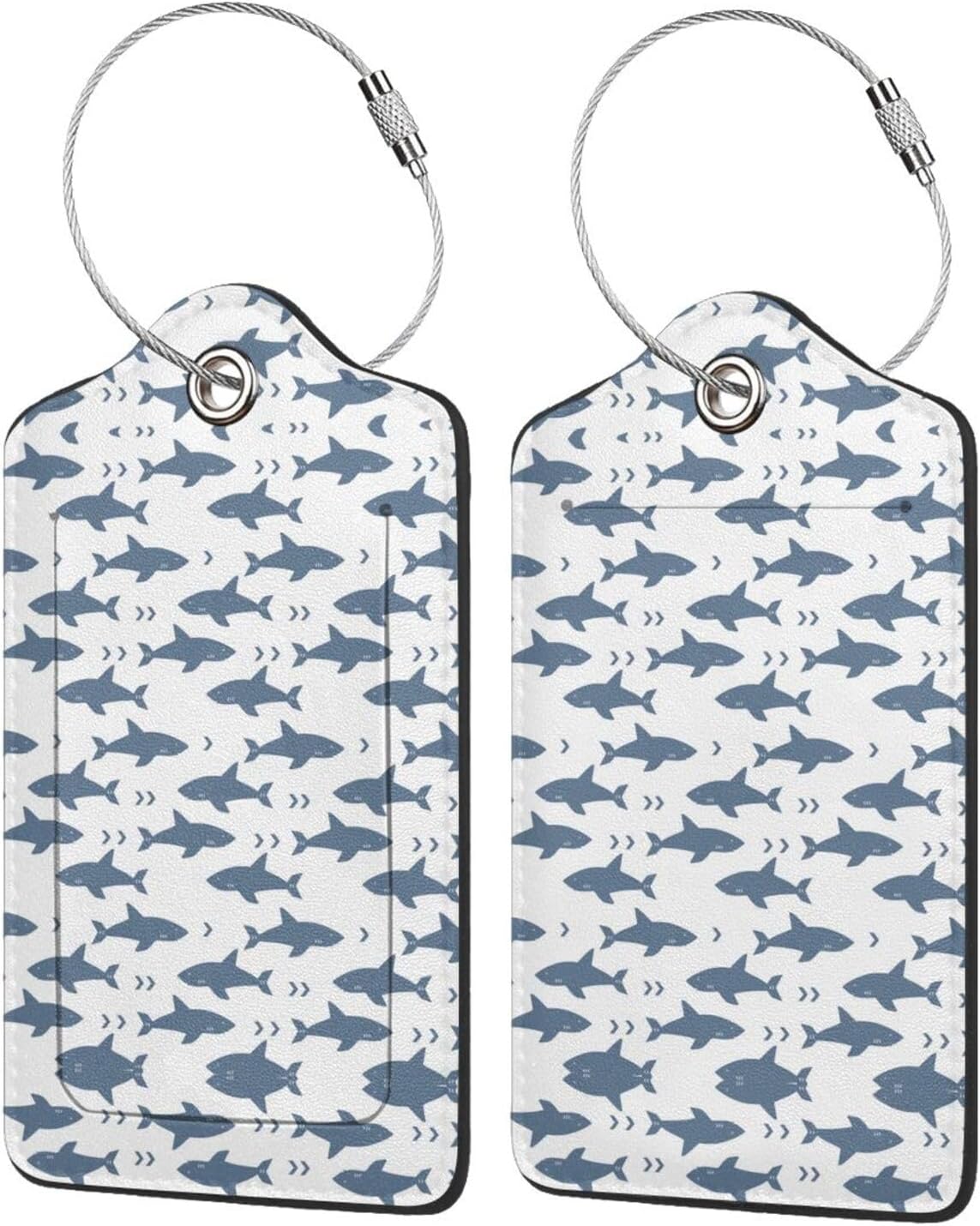 Bamboo Luggage Tag for Suitcase,2PCS Cute Unique Travel Baggage Bag Tags Suitcase Tags