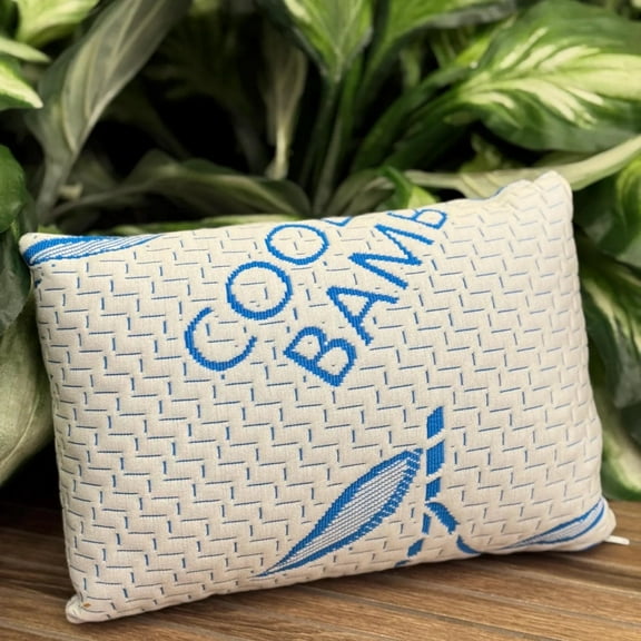Bamboo Lumbar Pillow - Cool Bamboo Shredded Memory Foam Lumbar Pillow