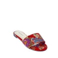 thumbnail image 1 of Bamboo Magical-61 Floral Print Slide Sandal in Red, 1 of 4