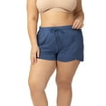 thumbnail image 1 of Kindred Bravely Maternity & Postpartum Lounge Shorts | Maternity Pajama Shorts for Women (Slate Blue, X-Large), 1 of 5