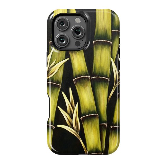 Bamboo Nature Zen Illustration Phone Case for iPhone 11 12 13 14 15 16 17 Pro Max