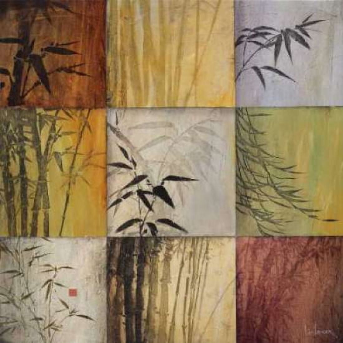 Bamboo Nine Patch II Canvas Art - Don Li-Leger (24 x 24)
