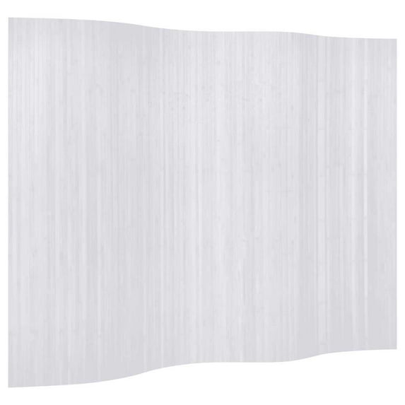 "Bamboo Non-Woven Backing Room Divider Folding Privacy Screen Partition Wall for Dining Room,Living room,98.4"" x 65"",Gray"
