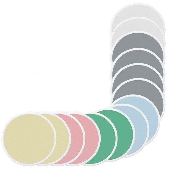 Bamboo Nursing Pads (14 Pack),Scheam Organic Bamboo Nursing Breast Pads,4.7 inch Option - Washable & Reusable Nursing Pads (Gentle, Large, Daytime Use)