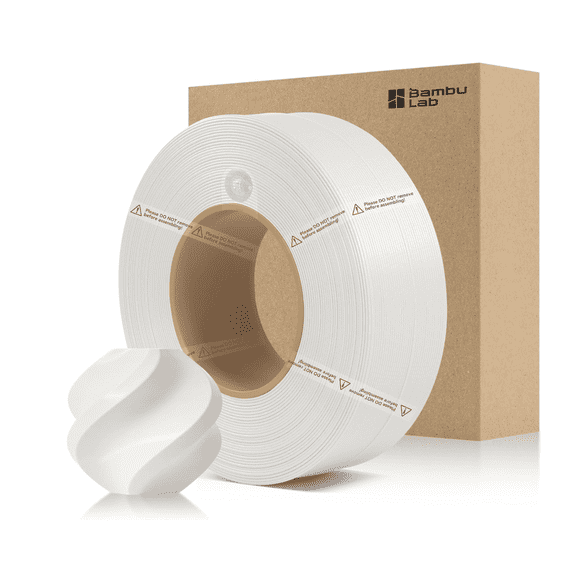 Bamboo PLA Basic 3D Printer Filaments, Jade White