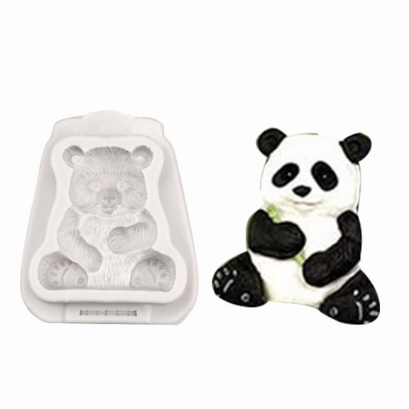 Bamboo/Panda Shaped Baking Mould Silicone Fondant Mold Cake Decorating Tool Chocolate Moulds Bakeware for Kitchen Baking