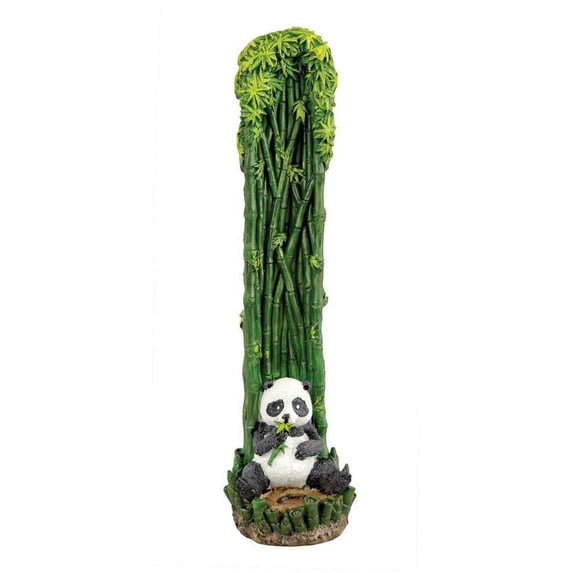 Bamboo Panda Standing Incense Burner - 10.5"