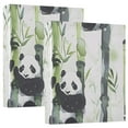 thumbnail image 1 of Bamboo Pandas 3 Ring Binders 1.5 inch Hardcover File Folders with Interior Pockets A4 Size Organizer for School Office Hospital, 1 of 8