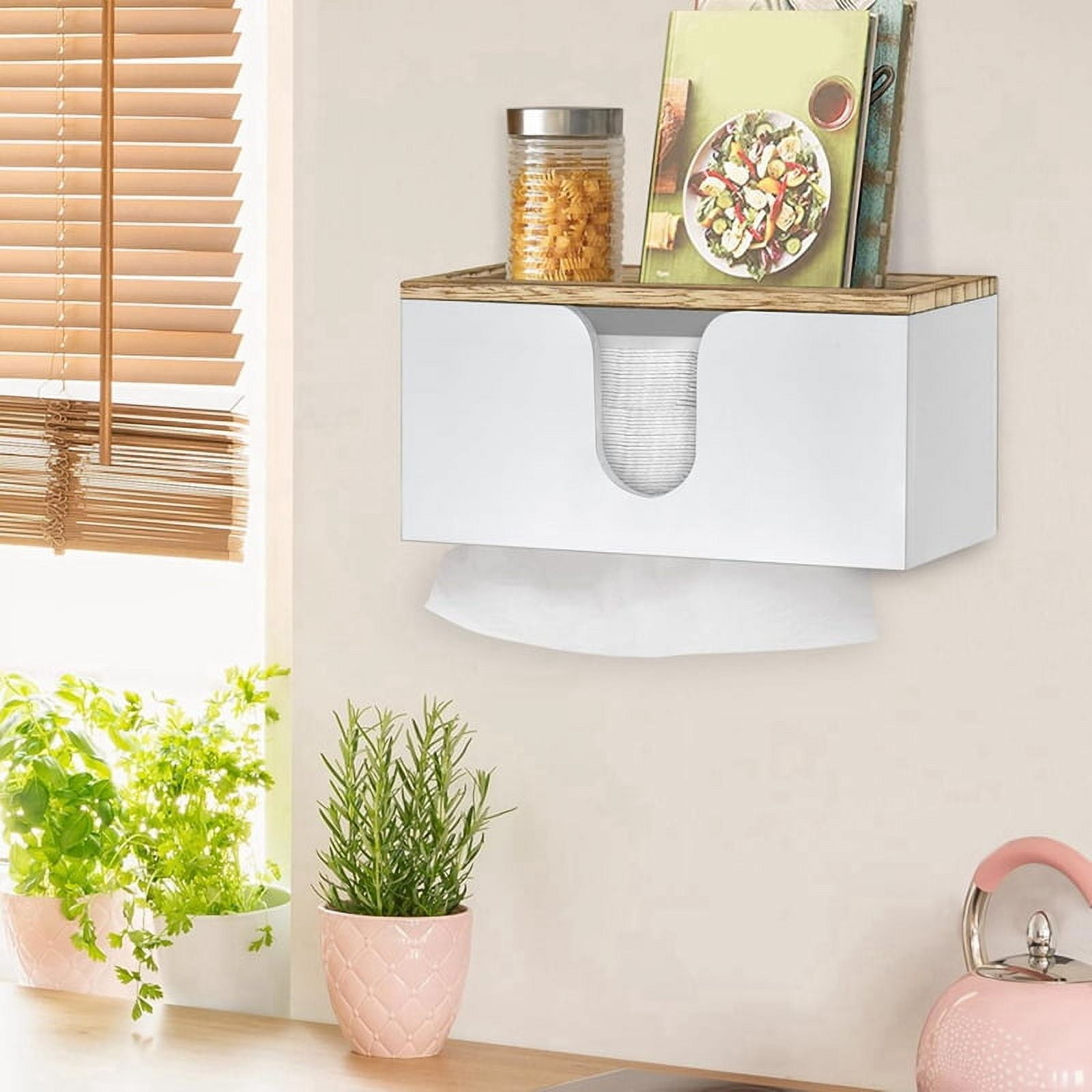 Best HD Pictures about  Wooden Paper Towel Holder Wall Mount  with No AI Images