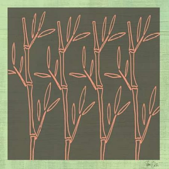 Bamboo Pattern Canvas Art - Shanni Welsh (24 x 24)