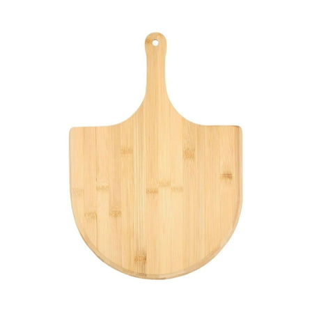 Bamboo Pizza Peel, Ongmies Pizza Peel with Long Handle – Round Pizza Spatula for Turning & Serving, Large Pizza Shovel for Home Kitchen Use, Mul-Pizza Turning Peel