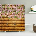 thumbnail image 1 of Bamboo Plant Flower Shower Curtain 3D Printing Fabric Polyester Bathroom Curtains with Home Decoration 180*180cm, 1 of 5