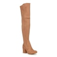 thumbnail image 1 of Bamboo Pointy Toe Chunky Heel OTK Boot 20389, 1 of 4