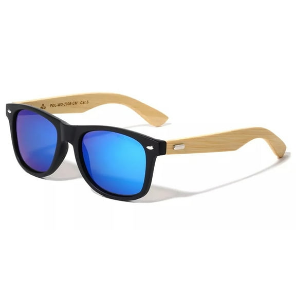 Bamboo Polarized Sunglasses Wooden Wood Men Women Retro Vintage Glasses