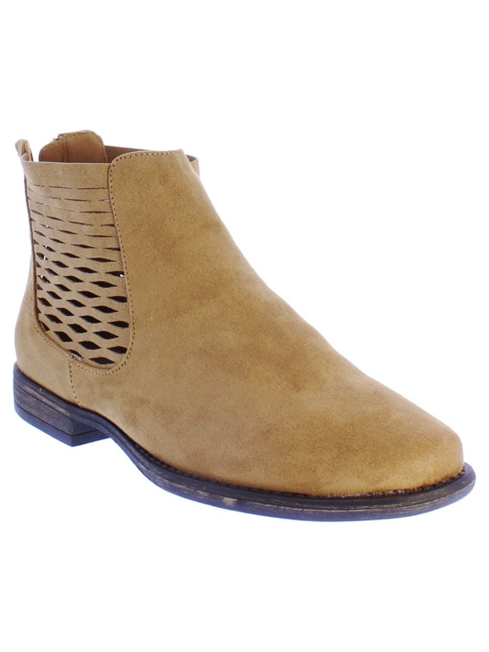Bamboo Primetime-36 Ankle Bootie in Tan