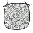 thumbnail image 1 of Bamboo Print Chair Seating Cushion, Watercolor Paint Simple Modern Pattern Exotic Jungle Tree Branches, Soft Seat Pads for Office with Anti-slip Backing, 16"x16", Dark Taupe Grey White, by Ambesonne, 1 of 7
