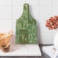 thumbnail image 1 of Bamboo Print Cutting Board, Circle and Bamboo Silhouette over Vintage Color Oriental Eastern Patchwork Art, Decorative Tempered Glass Cutting and Serving Board, Wine Bottle Shape, Green, by Ambesonne, 1 of 1