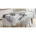 thumbnail image 1 of Ambesonne Black White Tablecloth Rectangular Table Cover, Watercolor Tree Branch, 60"x90", Charcoal Grey and White, 1 of 4