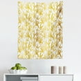 thumbnail image 1 of Bamboo Print Tapestry, Tropic Theme Bamboo Leaves and Outgrowing Shoots Reflecting Sun, Fabric Wall Hanging Decor for Bedroom Living Room Dorm, 5 Sizes, Earth Yellow Pale Coffee, by Ambesonne, 1 of 1