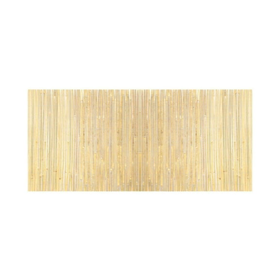 Bamboo Privacy Screen 3ft H x 19.6ft L - Natural Bamboo Slat Fence for Outdoor Privacy, Balcony Deck, Garden Decor