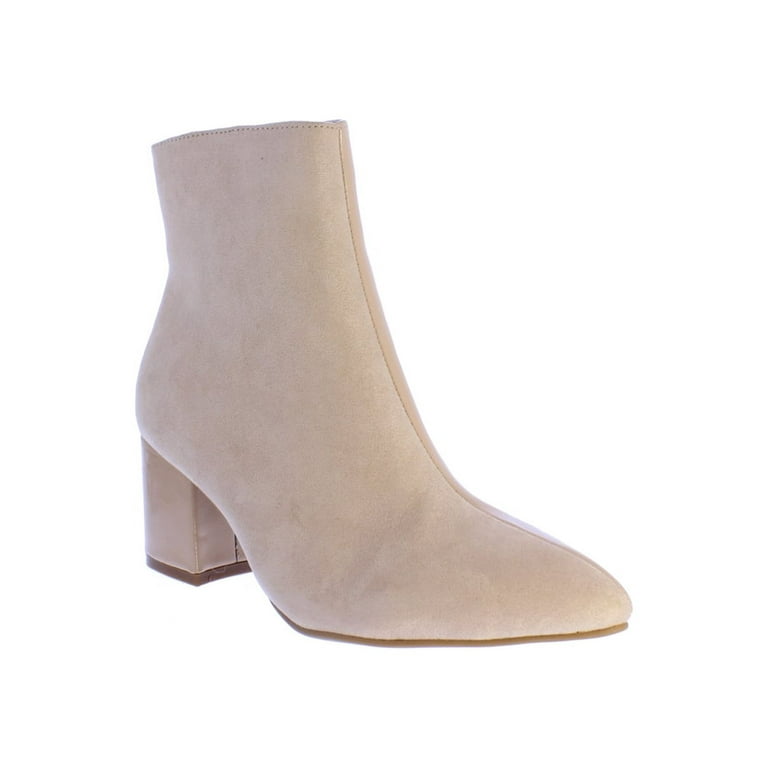 Bamboo Rapid 17 Women Two Tone Ankle Bootie in Nude Walmart