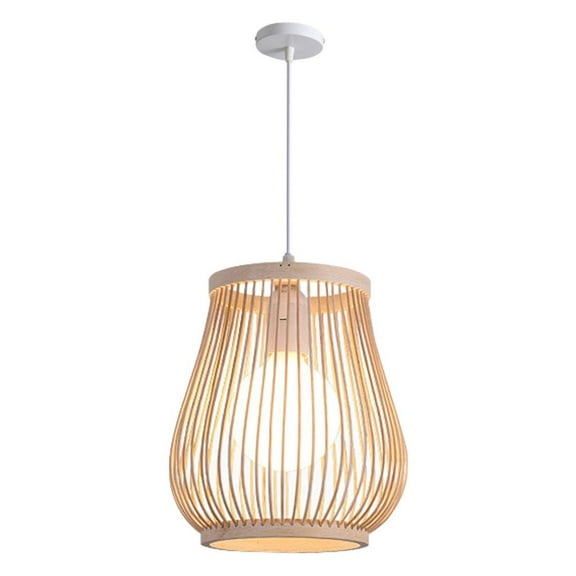Bamboo Rattan Tea Room Pendant Light Lamp Chandelier Lampshade