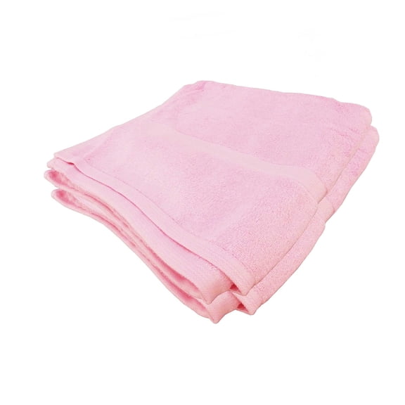 Bamboo Rayon Silky Soft Bath Towel - Extra Strength Blend - 28" X 58" - Pink - 2 pc