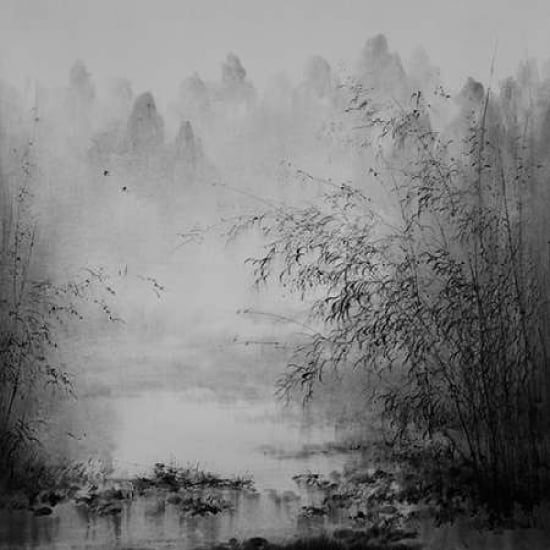 Bamboo River II Canvas Art - Llc Urban Pearl Collection (24 x 24)