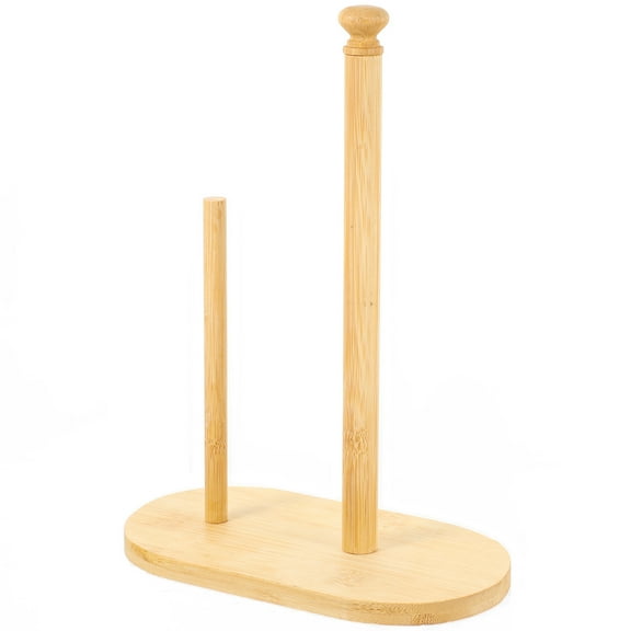 ifundom Khaki Bamboo Food Wraps Roll Rack Stylish Multipurpose Kitchen Storage