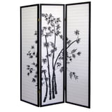 Bamboo Room Divider 4 Panel Privacy Screen Folding Screen Home Decor ...