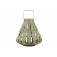 thumbnail image 1 of Bamboo Round Lantern with Handle - Large - Brown- Benzara, 1 of 1
