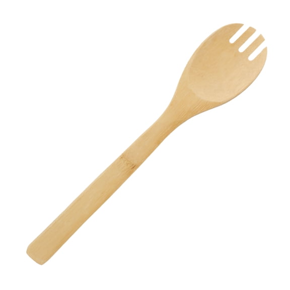 Bamboo Serving/Cooking Utensils - Cooking Spoon with Teeth - 5pcs