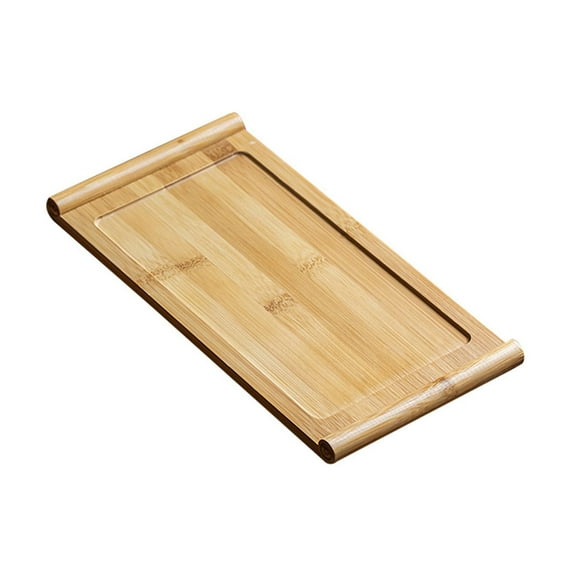 Bamboo Serving Tea Tray Book Scroll Japanese-Style Kung Fu Tea Table Rectangular Tea Accessories
