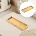 thumbnail image 1 of Bamboo Serving Tray - 3 Compartment Natural Wood Rectangular Platter - Multi-Purpose Kitchen and Home Tray, 1 of 8