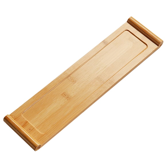 Natural Wooden Serving Tray for Tea, Rectangular Decorative Tea Platter, Elegant Tea Tray for Home and Kitchen Use