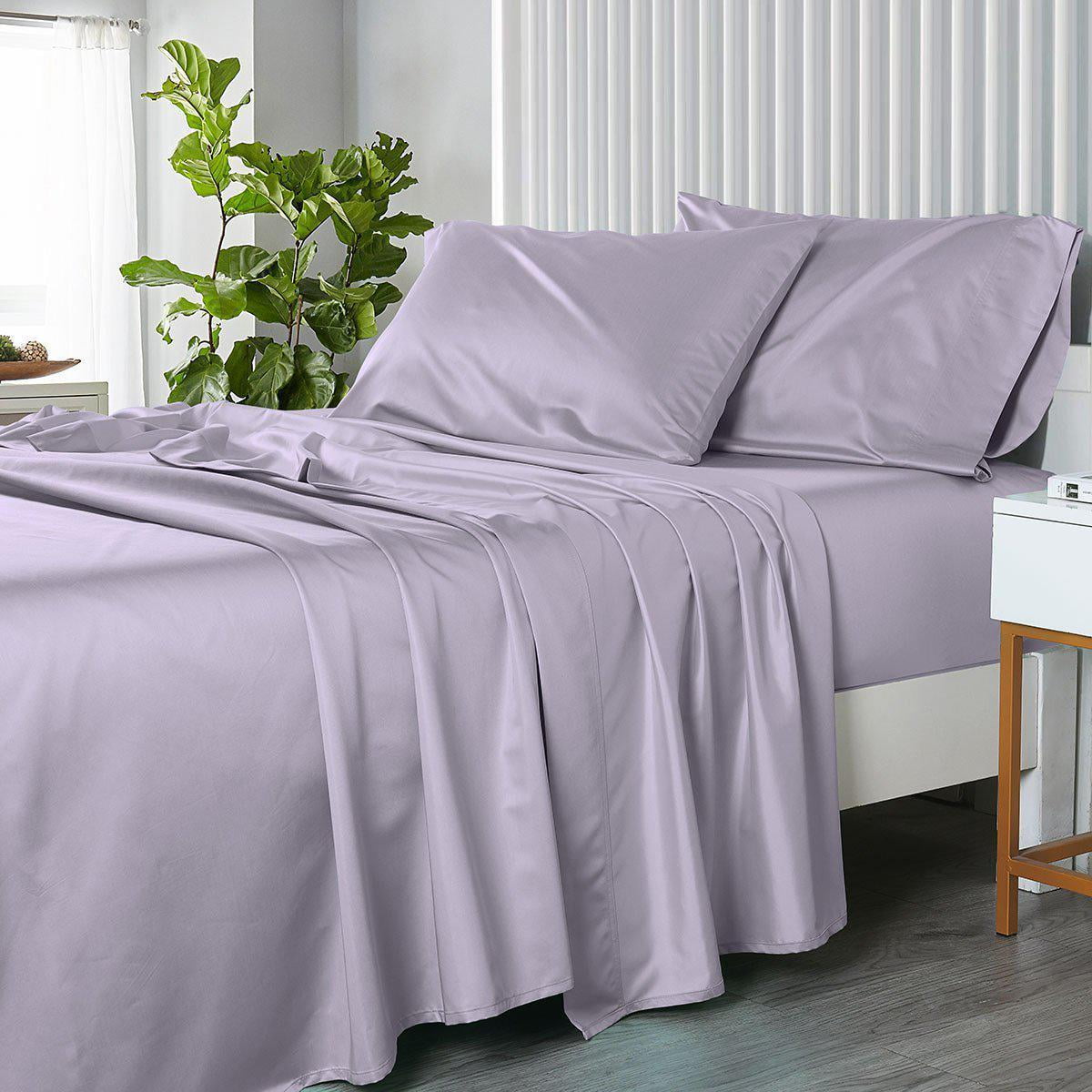 Lilac Queen Bamboo and Cotton Sheet Set