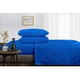 thumbnail image 1 of Bamboo Sheets Twin-XXL Size Bed Sheets 7 Piece Set, Pure 100% Organic Bamboo, 12" Deep Pockets & Zipper Duvet Cover - Luxuriously Soft, Silky Smooth and Cooling - Royal Blue Solid., 1 of 7