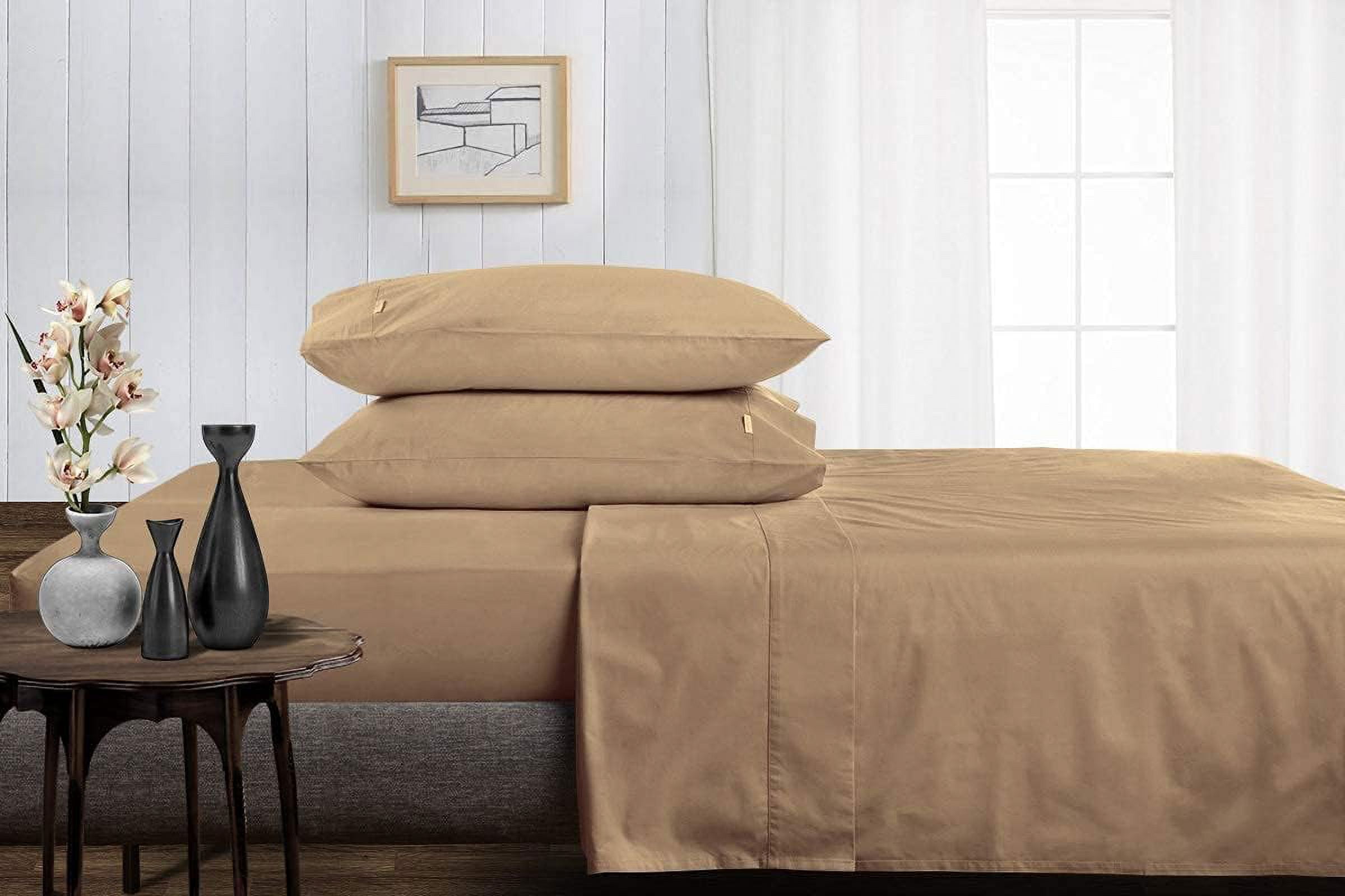 Bamboo Sheets TwinXXL Size Bed Sheets 7 Piece Set, Pure 100 Organic Bamboo, 15" Deep Pockets