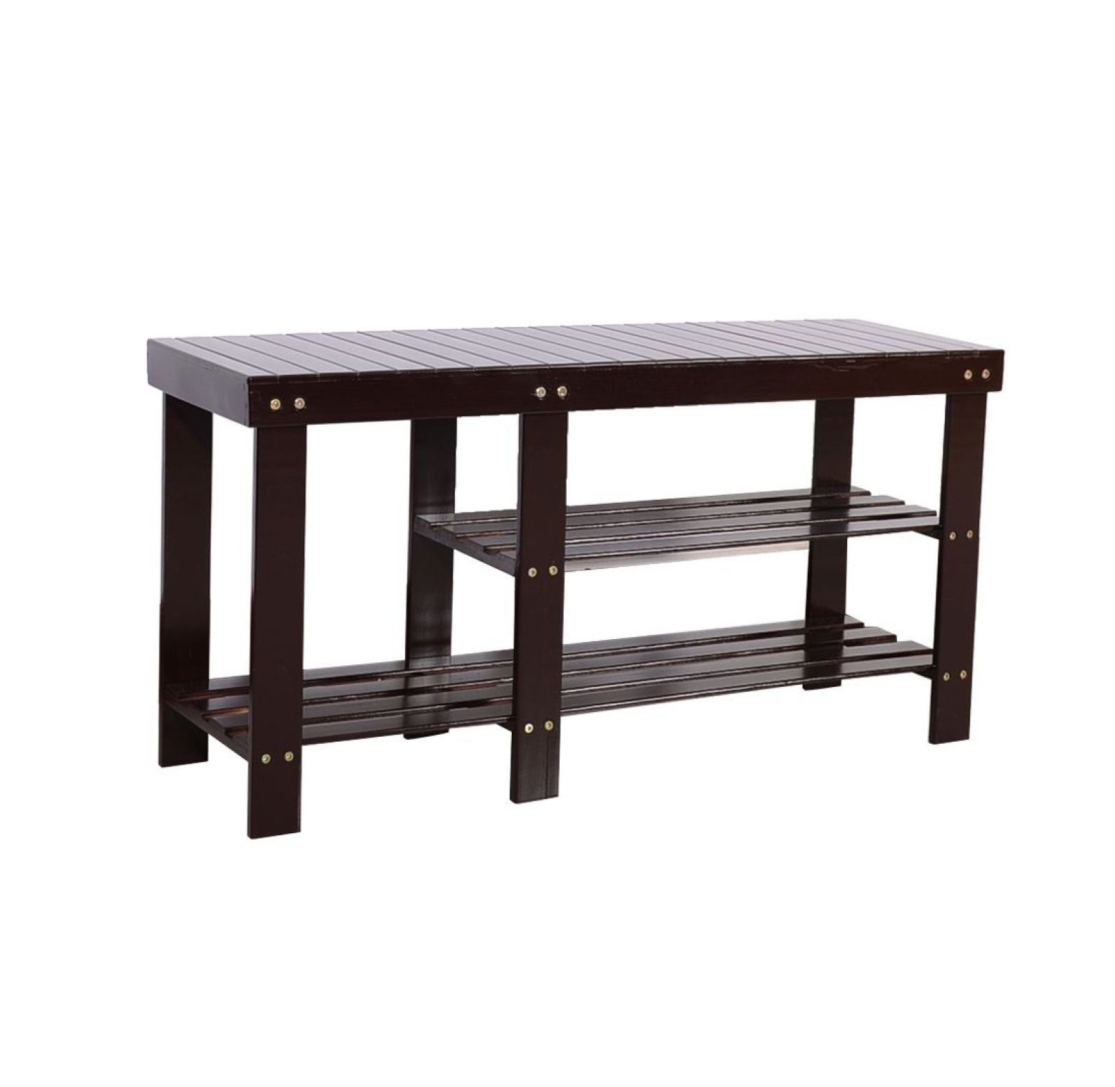 90cm Rack Bamboo Shoe Rack with Stool, 90cm 3-Tier Shoe Organizer with Boot ...