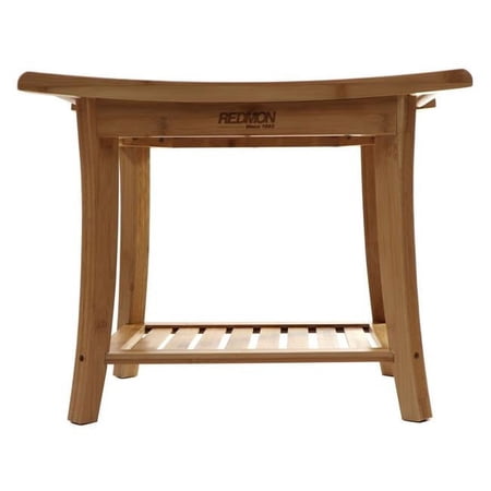 Bamboo Shower Bench with Side Handles