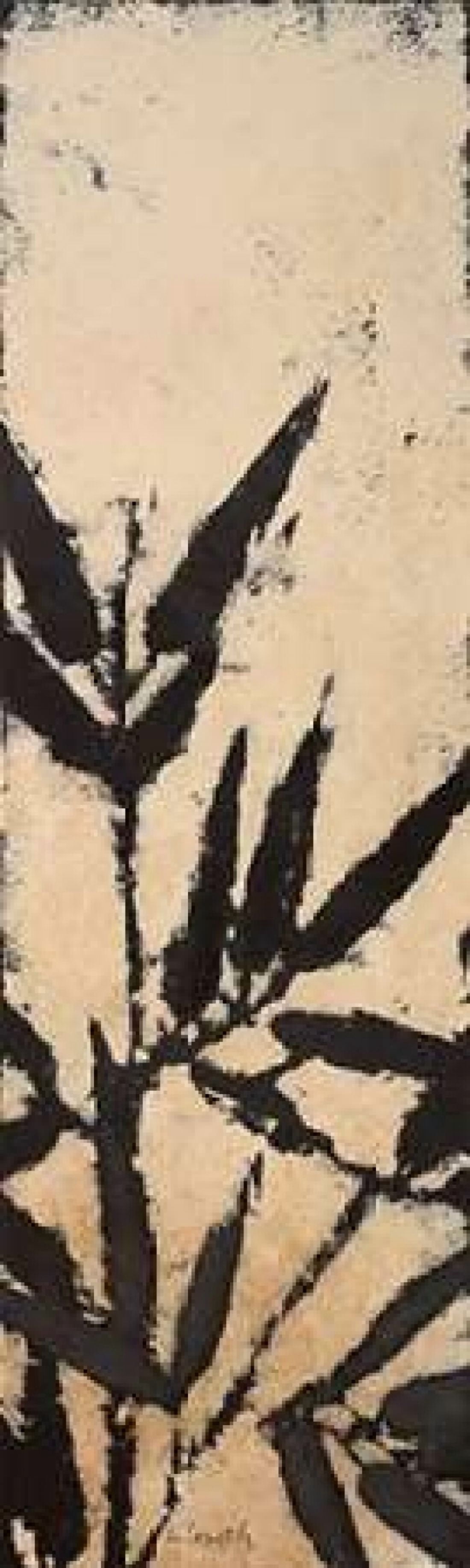 Bamboo Silhouette I Canvas Art - Lanie Loreth (12 x 36)