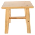 thumbnail image 1 of Bamboo Small Stool Stable Shoes Changing Stool Small Low Stool for Home Dorm, 1 of 6