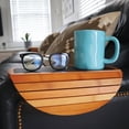 thumbnail image 1 of Bamboo Sofa Arm Table Oiled Bamboo - 1 Pack, 1 of 5